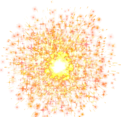 Bright Explosion Light Effect Illustration
