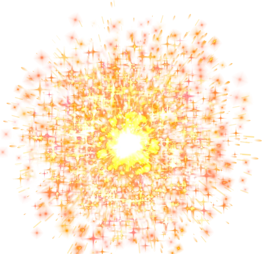 Bright Explosion Light Effect Illustration