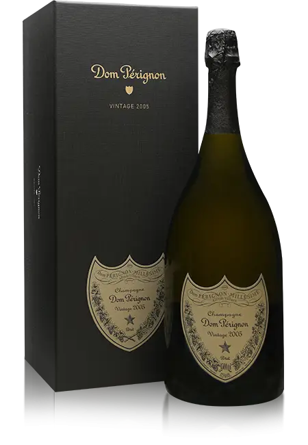 Dom Pérignon Champagne Bottle with Box