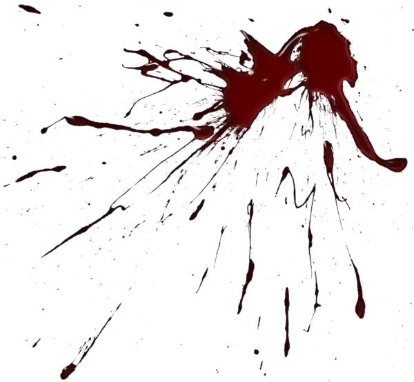 Realistic Red Blood Splatter Effect