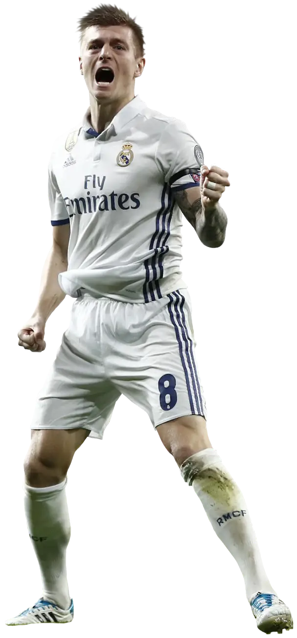Real Madrid Soccer Player in White Jersey