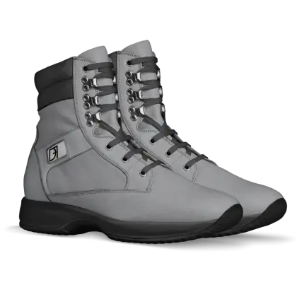 Durable Gray Military Boots