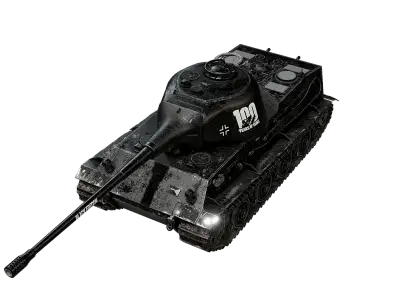 Black Heavy Military Tank