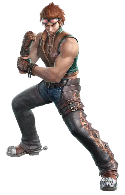 Animated Fighter in Dynamic Pose