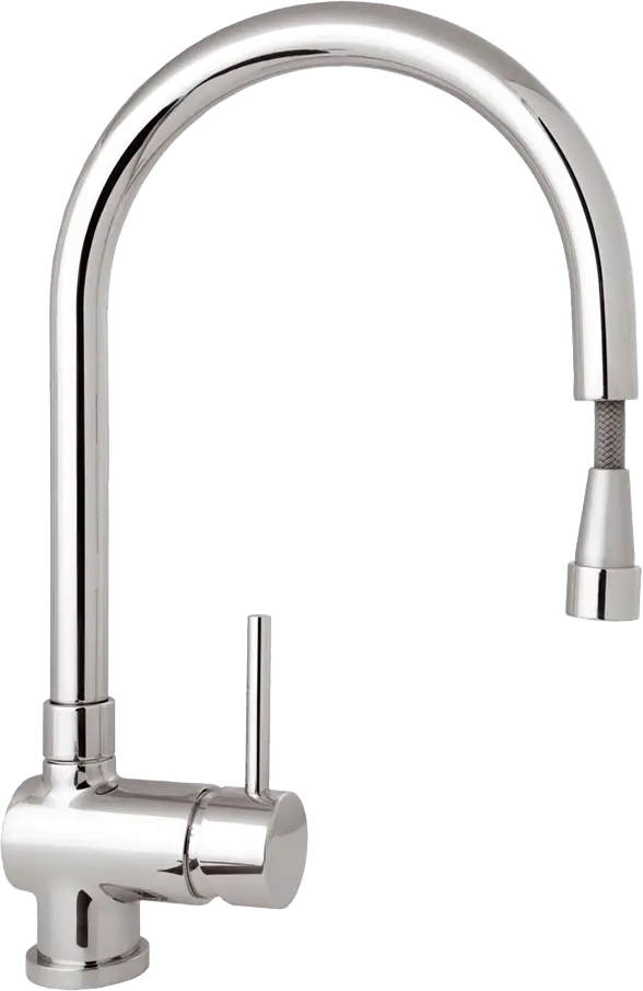 Modern Silver Kitchen Faucet