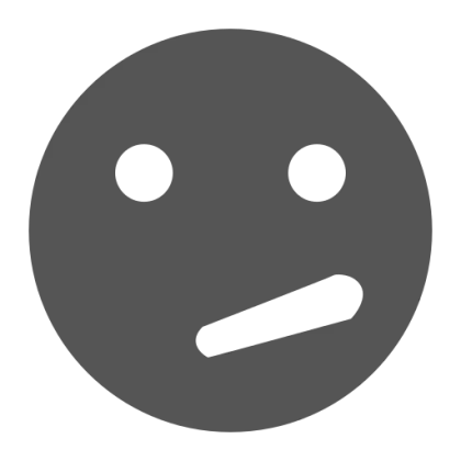 Confused Face Emoji Icon