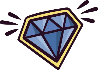 Blue Diamond Gem