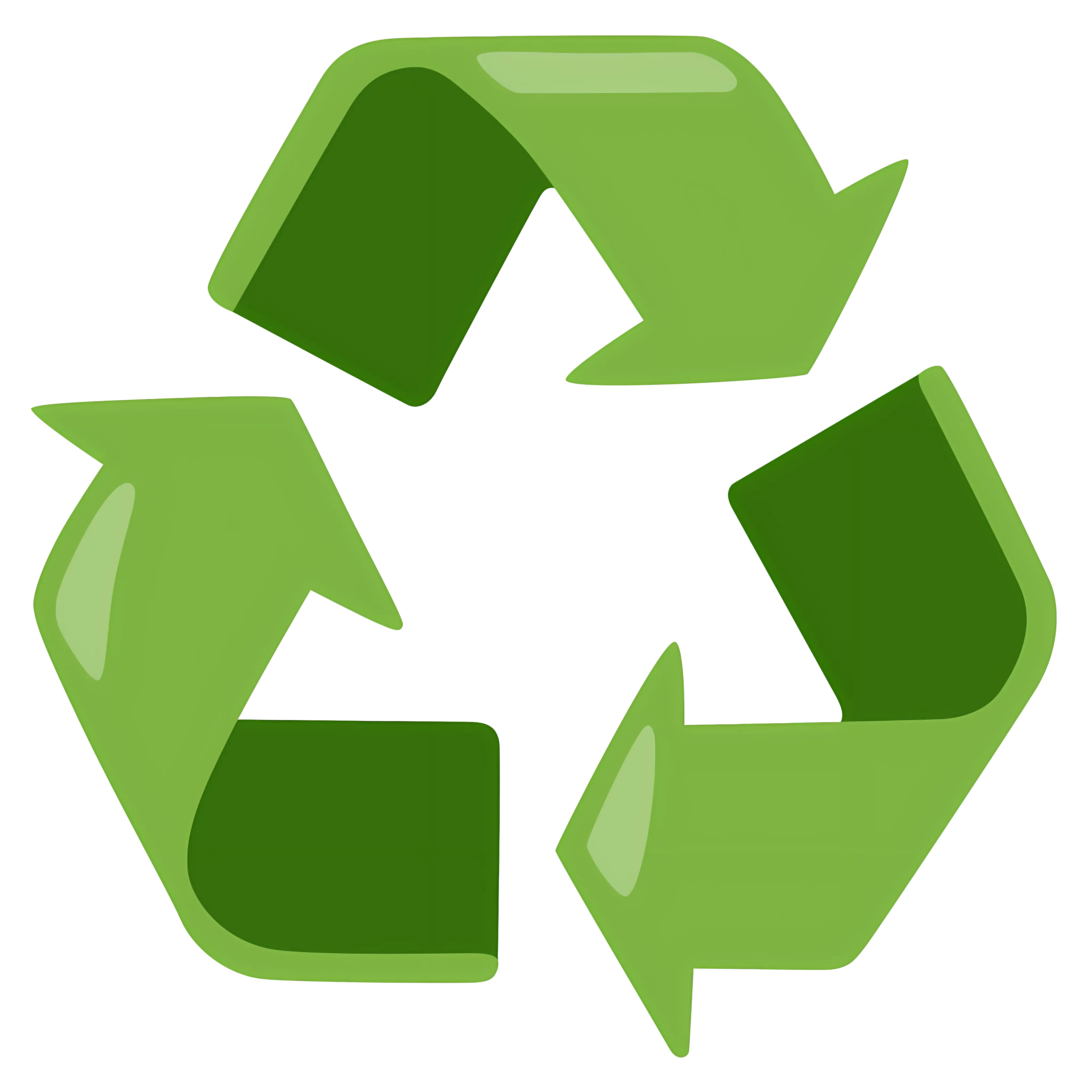 Green Recycling Symbol