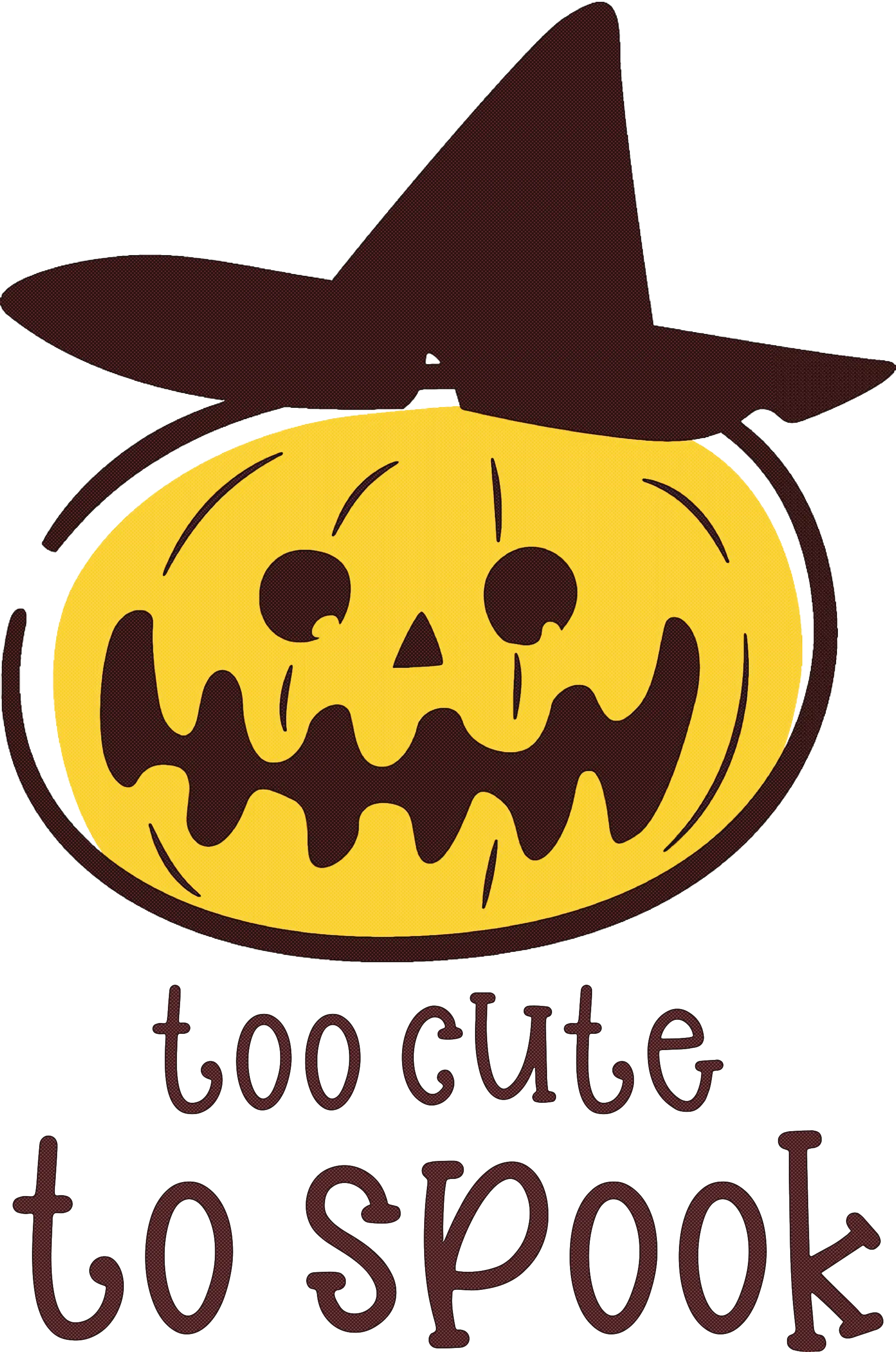 Too Cute to Spook Pumpkin