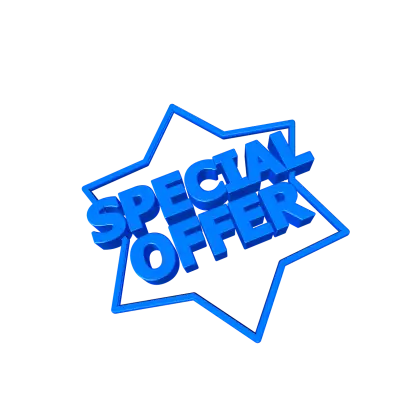 Blue Special Offer Graphic Design