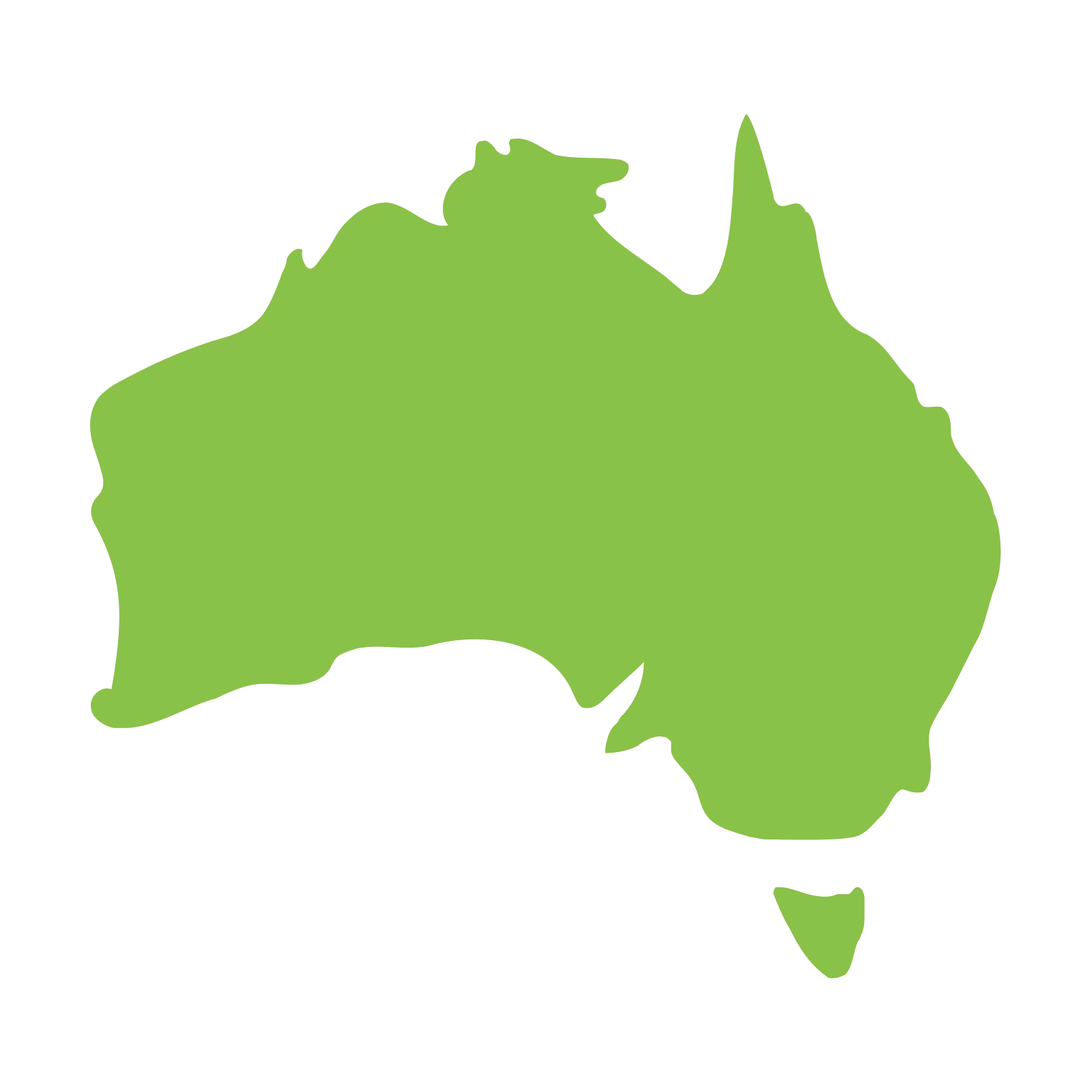 Green Map of Australia