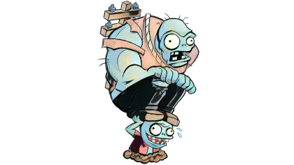 Stacked Cartoon Zombies