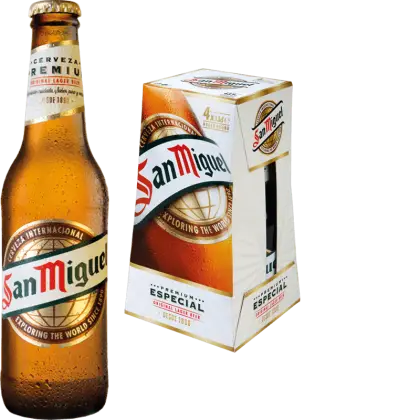 San Miguel Beer Bottle and Pack