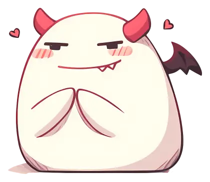 Cute Devil Cartoon