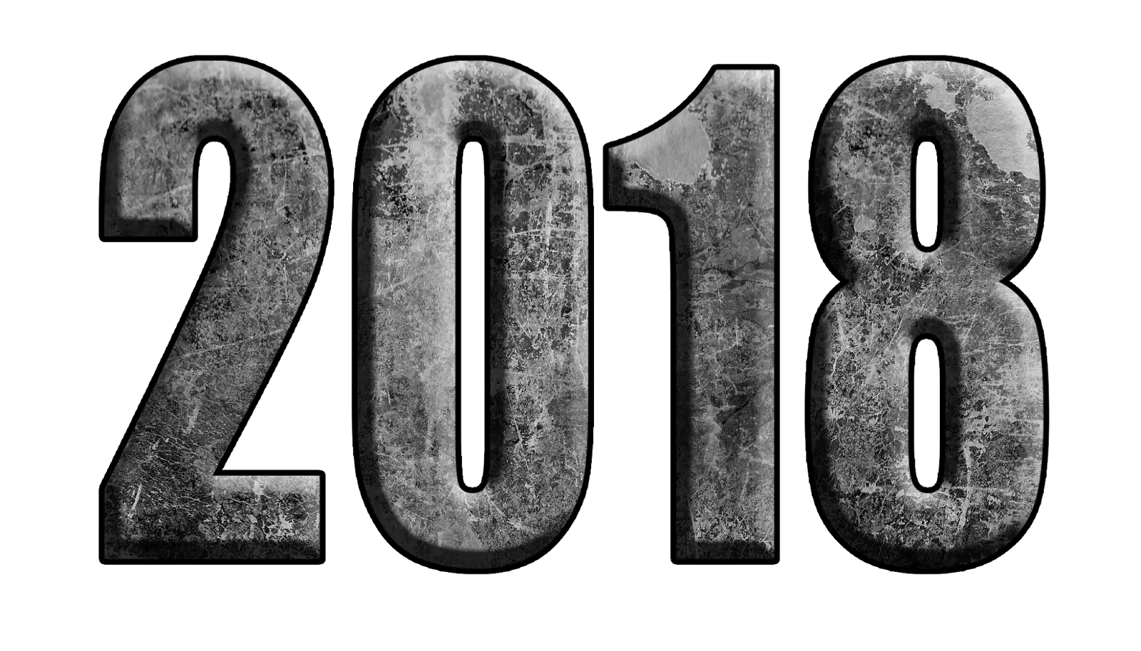 Metallic Effect 2018 Text Design