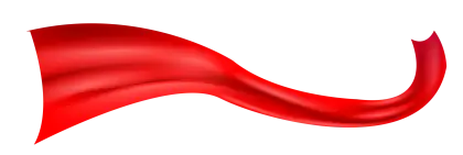 Abstract Red Fabric Waving in Motion