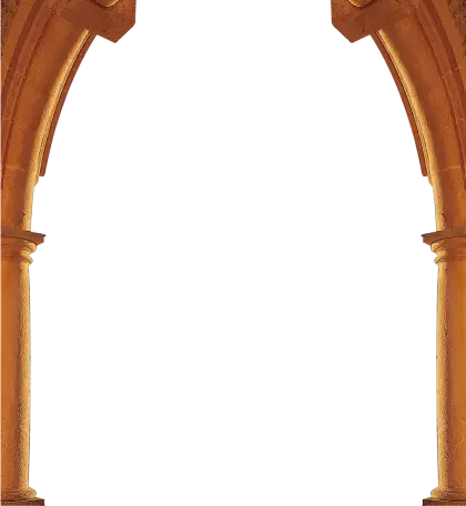 Stone Arch with Columns