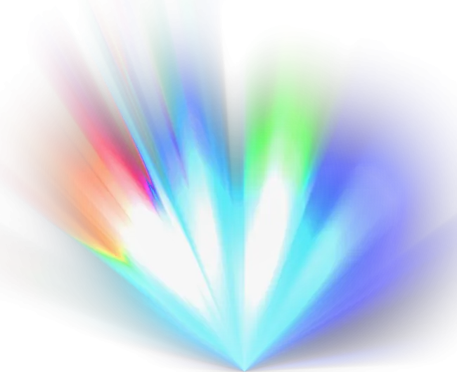 Colorful Light Burst with Bright Effects