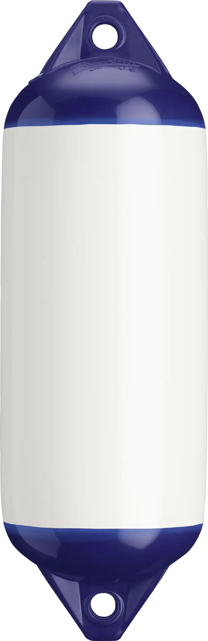 White and Blue Boat Fender
