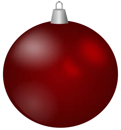 Red Christmas Tree Ornament