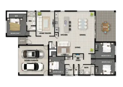 Residential Floor Plan Layout