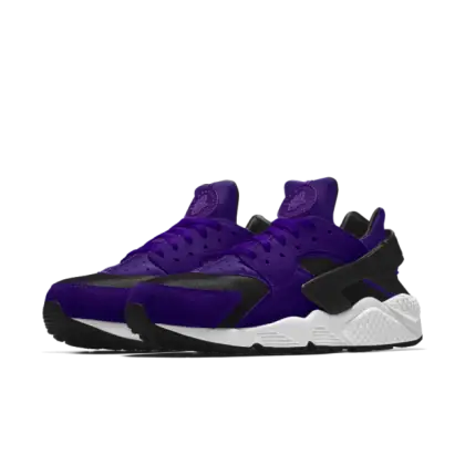 Modern Purple and Black Sneakers
