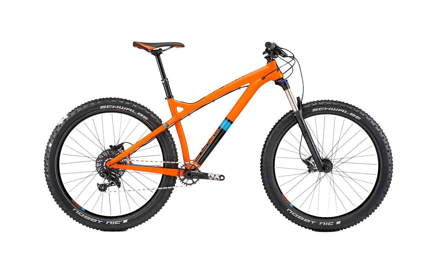 Orange Mountain Bike for Outdoor Adventure