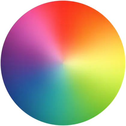 Colorful Gradient Wheel Illustration