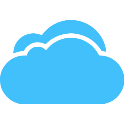 Blue Cloud Icon