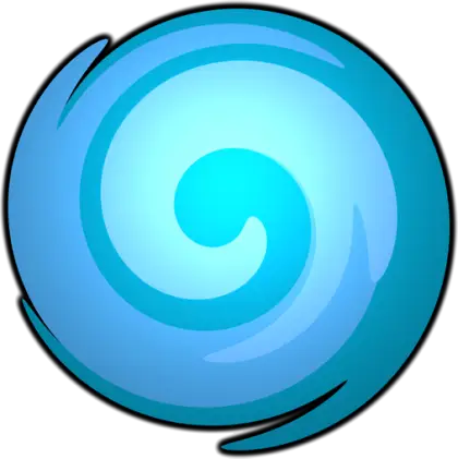 Blue Swirl Abstract Design
