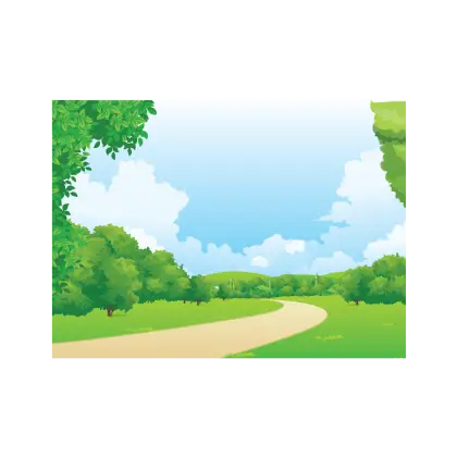 Scenic Pathway in Nature
