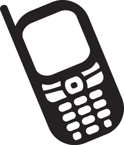 Vintage Mobile Phone Icon