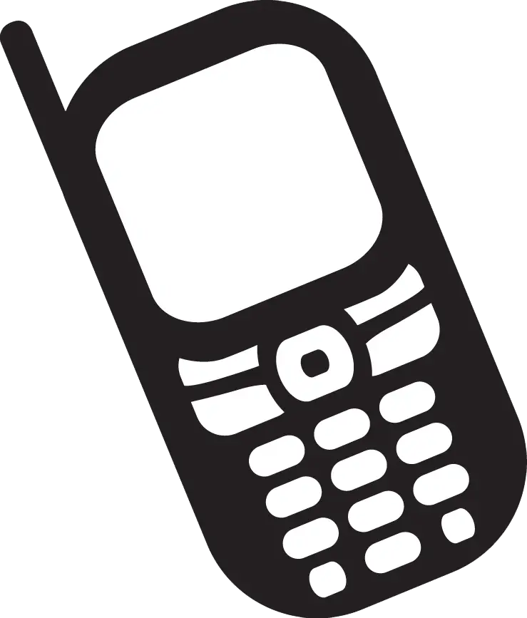 Vintage Mobile Phone Icon
