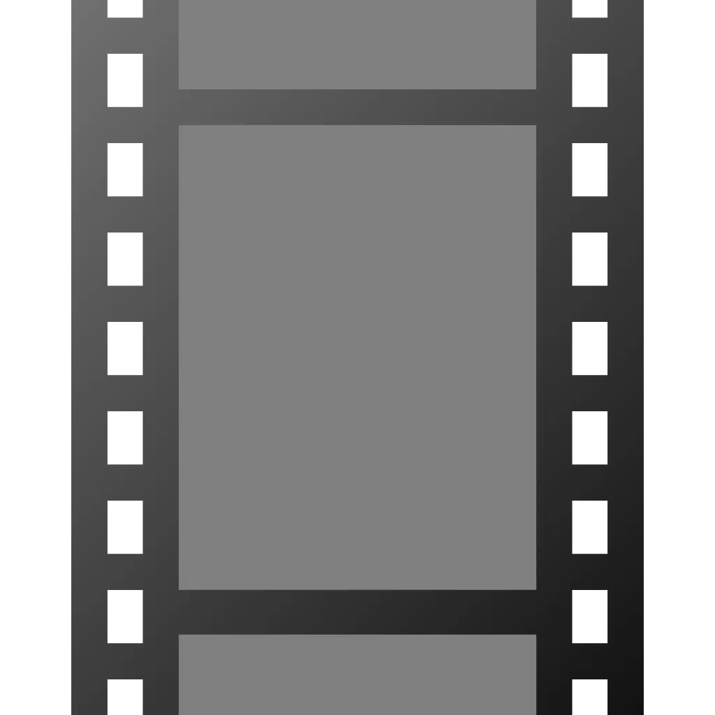 Classic Filmstrip Icon Illustration