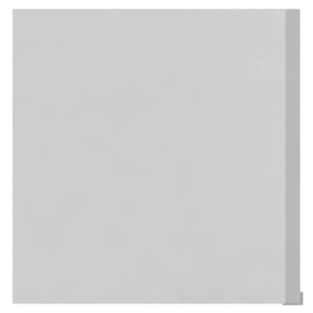 Gray Square Shape with Shadow