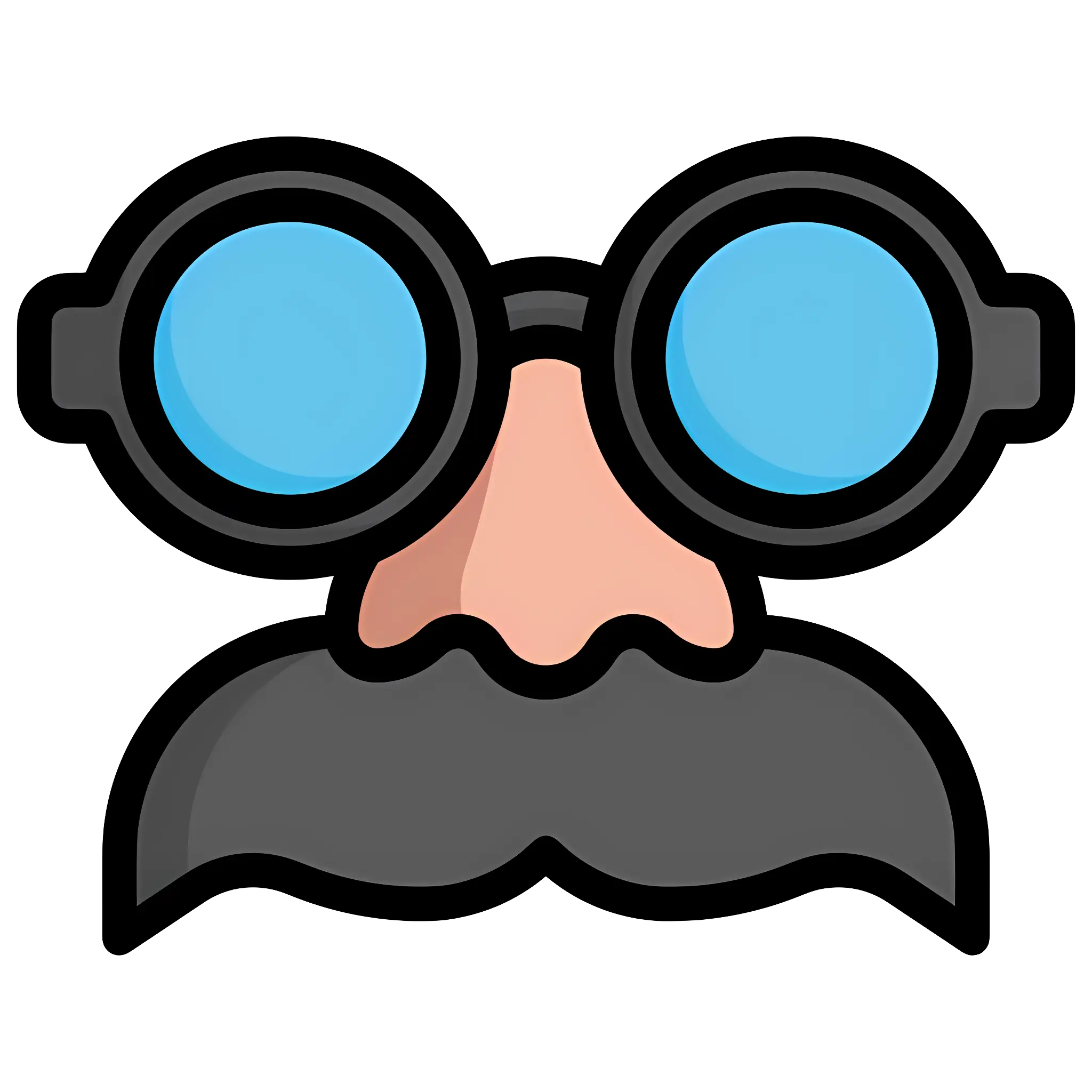 Funny Disguise Glasses with Mustache