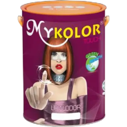 MyKolor Paint Can with Woman Illustration
