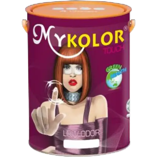 MyKolor Paint Can with Woman Illustration