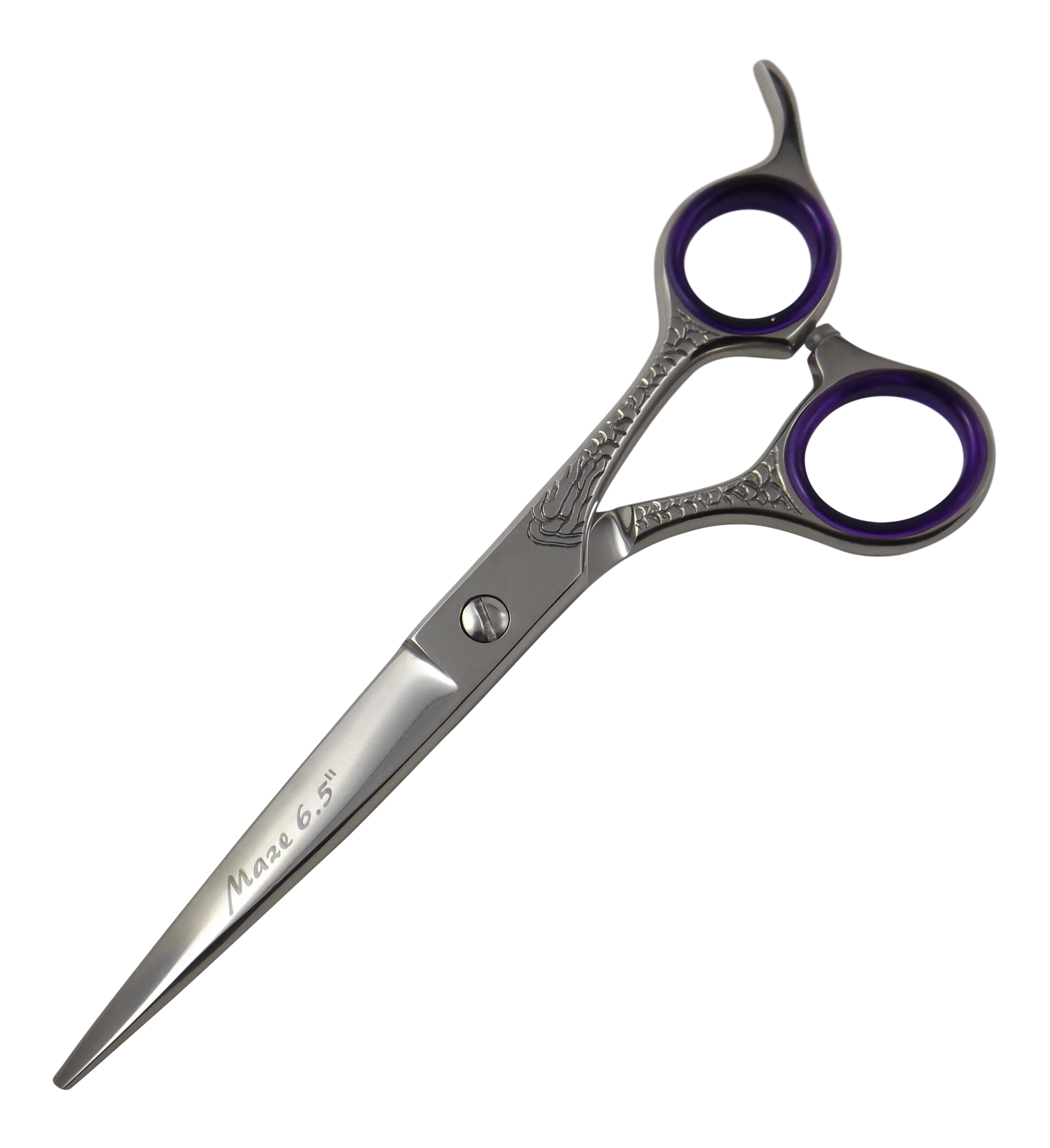 Precision Scissors with Purple Accent Handles