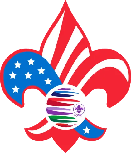 Patriotic Scout Emblem