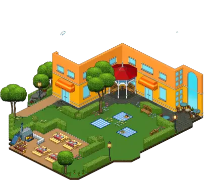 Isometric Garden Illustration