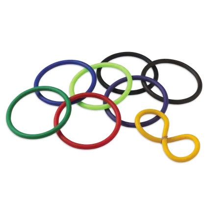 Set of Colorful Rubber Rings