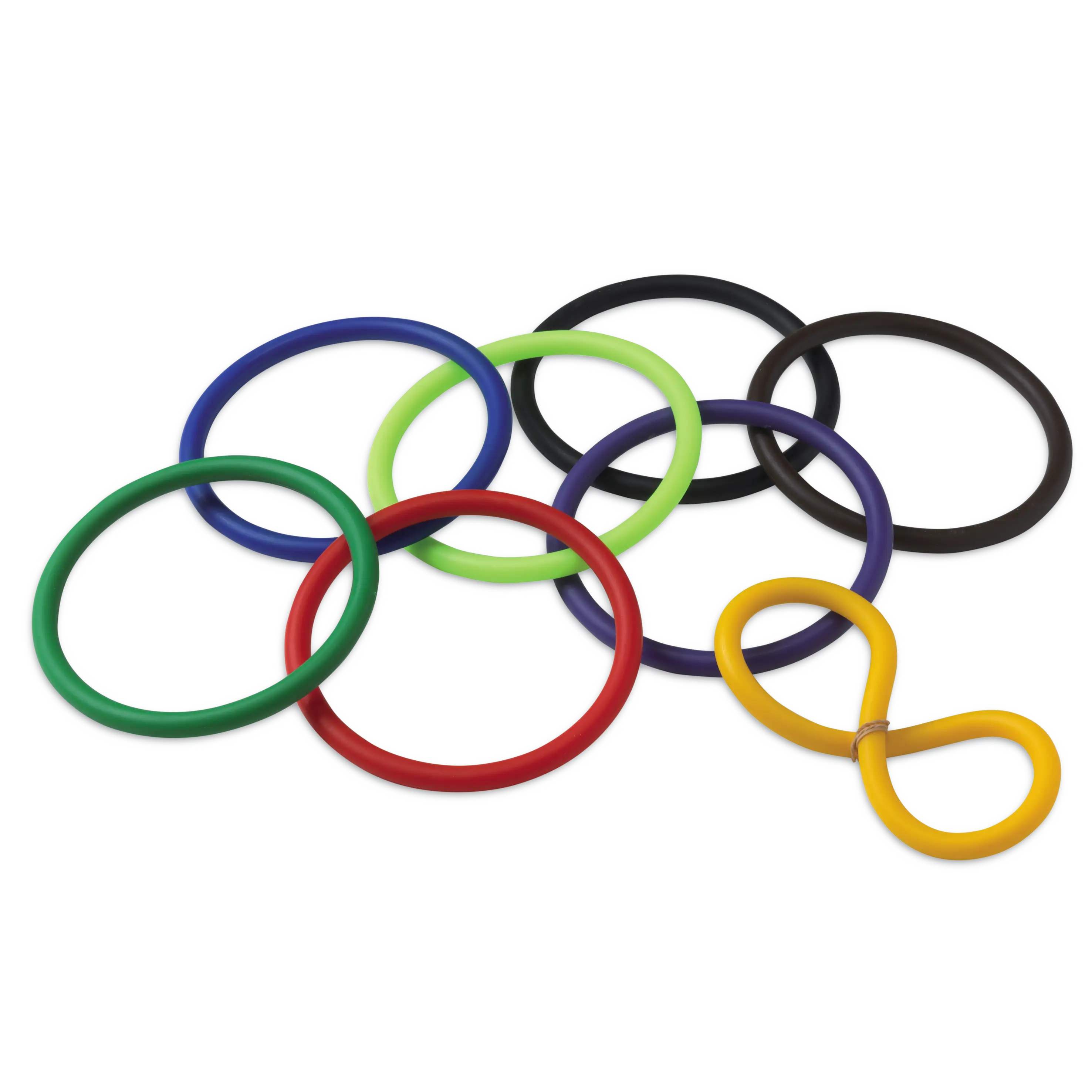 Set of Colorful Rubber Rings