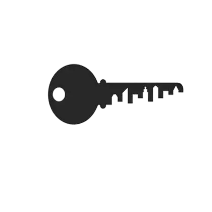 Simple Black Key Silhouette