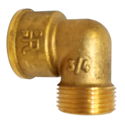 Golden Metal Pipe Fitting