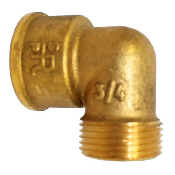 Golden Metal Pipe Fitting