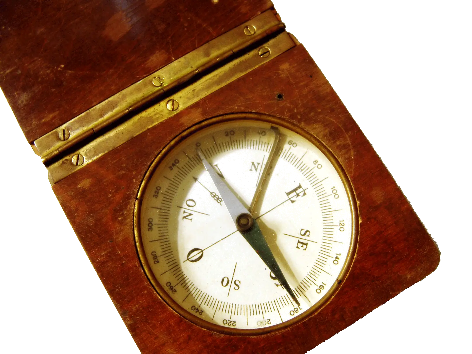 Vintage Wooden Compass