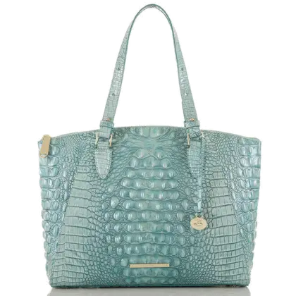 Stylish Blue Textured Handbag