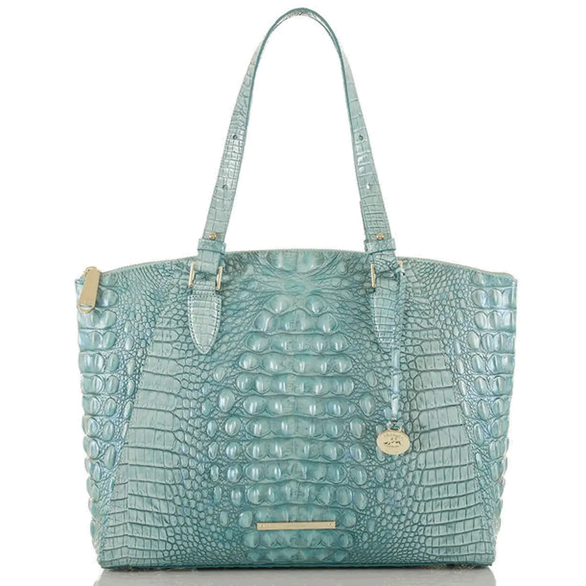 Stylish Blue Textured Handbag