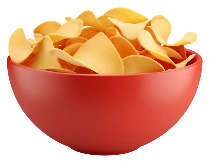Bowl of Crispy Chips